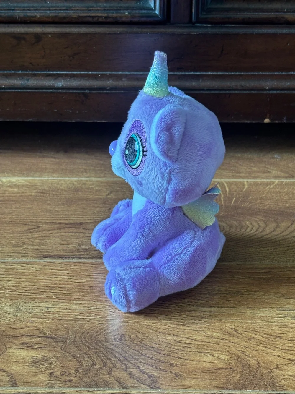 Purple Plush Unicorn Puppy Stuffed Toy - Small Pets Accessory